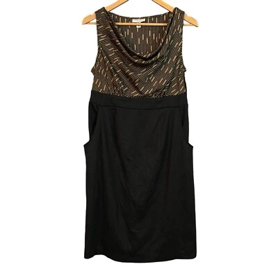 Vestido de maternidad Liz Lange talla XS (para Target) sin mangas capucha cuello con bolsillos Foto 1 de 4