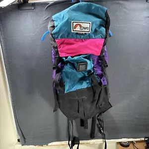 Vintage Lowe Alpine Systems Skywalker Wanderrucksack lila blau pink selten - Bild 1 von 5