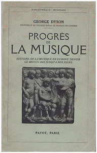 DYSON George - PROGRES DE LA MUSIQUE - 1933 - Picture 1 of 2