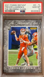 2021 Panini — Incoming Class — Trevor Lawrence — ROOKIE — 💎 MINT PSA 10 - Picture 1 of 3