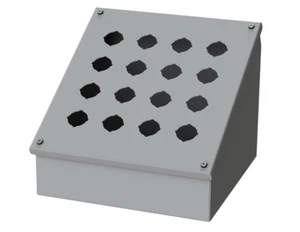 SCE SCE-16PBA, 16 30.5mm 4-way holes, 11.75H x 10.75W x 9D - Picture 1 of 4