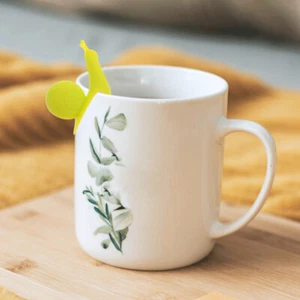 6 Piezas Soporte Filtro de Té Marcadores de Taza Silicona Marcador de Copa de Vino - Imagen 1 de 12