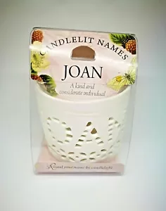 Personalised Candlelit Names Tea Light Holders Birthday Gift - JOAN - Picture 1 of 3