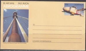 Australia - 53c Postal Stationary: Eng. Achievement, Sydney Tower - Picture 1 of 1