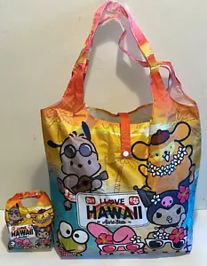 Hawaii EXC Hello Kitty Sanrio Characters Reusable Packable ECO Shopper Tote Bag - Picture 1 of 6