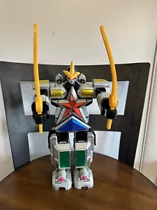 Bandai Power Rangers Zeo Deluxe Super Zeo Megazord 100% Complete 1996 Figure Toy - Picture 1 of 12