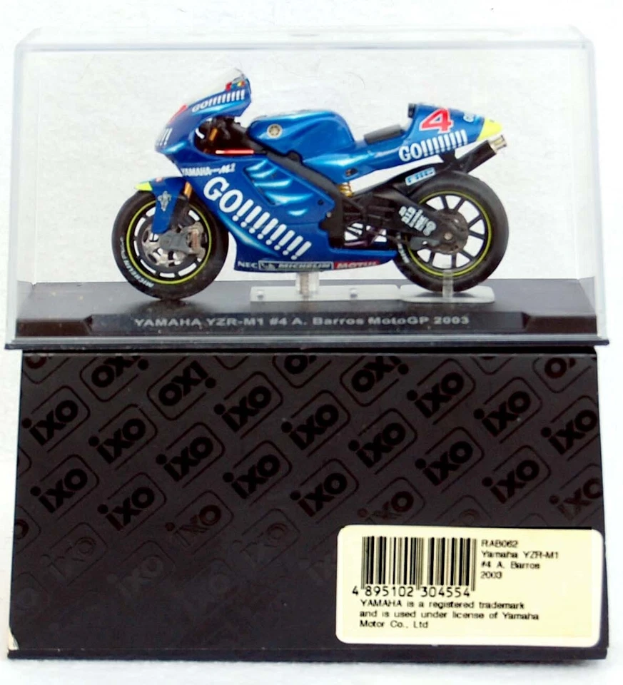 IXO MOTO RAB062-YAMAHA YZR-M1-BARROS 2003 -SCALA 1/24 - Immagine 1 di 1