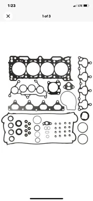 Conjunto de junta de cabeça de cilindro do motor Mahle HS5881 serve para 1990 -91 Honda Prelude 2.05L - Imagem 1 de 4