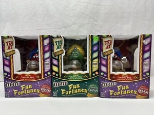 NIB 3 Pc Lot M&M's M&M FUN MACHINE Candy Dispensers 2 RED-INI  - 1 MADAME GREEN - Picture 1 of 20