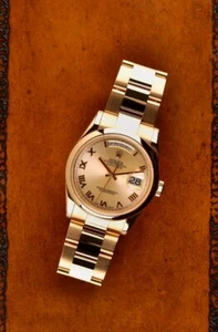 Rolex 118205 Day-Date 36mm Gold President Everose Rose 18k FULL SET Box Papers! - Picture 1 of 11