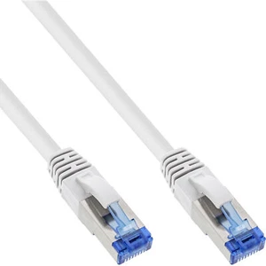 70er Bulk-Pack InLine® Patchkabel, S/FTP Cat.6A, halogenfrei, Kupfer, weiß 1m - Bild 1 von 4