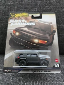 Hot Wheels Premium 2024 Fast & Furious 5/5 Black Toyota FJ Cruiser Fast X - Picture 1 of 2