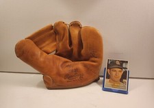 LARRY JACKSON Rawlings PM32 Baseball Glove W/ 1957 Topps #196 Baseball Card 