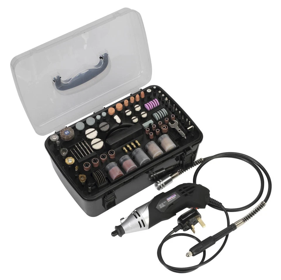 SEALEY 219 Piece Variable Speed Rotary Tool & Engraver Set, E5188, Dremmel Type