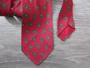 Corbata Larga Vintage Retro Paisley Remolinos Patrón Todo Rayón Niños de Tootal - Imagen 1 de 5