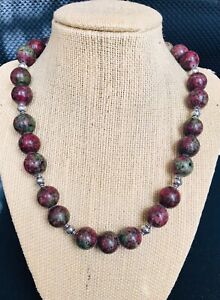 Gemstone Chariote (Dyed) Beaded Necklace Chakra USA