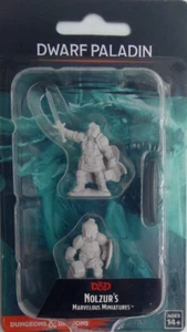 DUNGEONS & DRAGONS MARVELOUS MINIATURES ~ DWARF FEMALE PALADIN - Picture 1 of 2