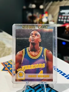 Aros de la NBA 1993-94 - #341 Chris Webber (RC) novato Golden State Warriors 1 - Imagen 1 de 2