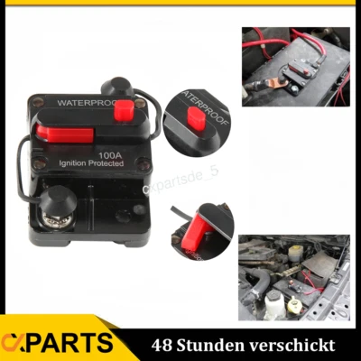 30-250A Leistungsschalter Sicherung Automat Schalter 12-24V DC für KFZ Schiff - Bild 1 von 4