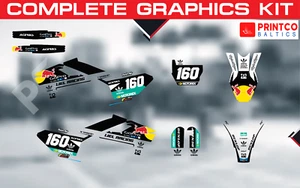 Husqvarna  FC FE TE TC 65 85 125 250 450  2013-2025 complete graphics kit 21 mil - Picture 1 of 9