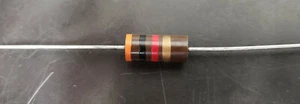 vintage carbon comp resistor 2w 3k 5% Ohms Pack of 20 - Picture 1 of 1