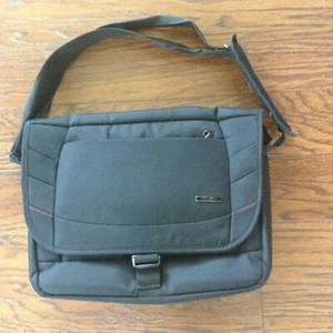 Samsonite briefcase laptop case black 10 pouches - Picture 1 of 4