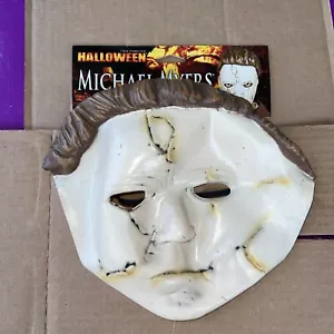 Adult Zombie Michael Myers Memory Flex Mask Mens Halloween Costume Accessory - Picture 1 of 2