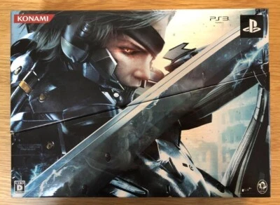 PS3 METAL GEAR RISING REVENGEANCE PREMIUM PACKAGE w/ Figure Japan MGS KOJIMA - Image 1 of 4