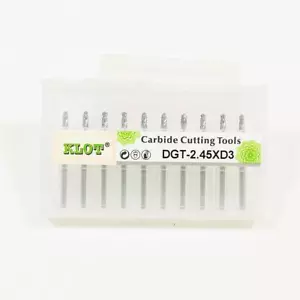 10pcs Whole Solid Carbide PCB Micro Drill Bit 0.2mm-0.99mm Shank 3mm Tungsten - Foto 1 di 5