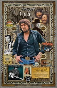 Waylon Tribute poster - 11x17" - Vivid Colors! - Picture 1 of 4