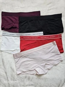 Pantalón corto Victoria's Secret Logo Boyshort Panty Selecciona tu talla y color ** - Imagen 1 de 18