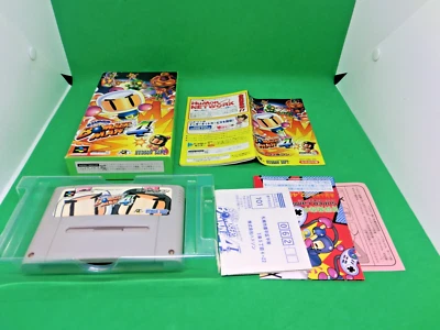 SUPER BOMBERMAN 4 SNES nintendo super famicom◎5-0607 - Image 1 of 4