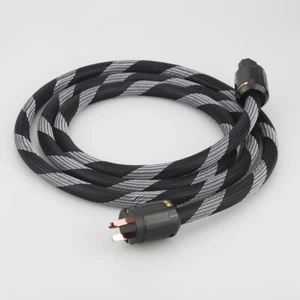 16mm Dia Audiophile Hi-End HIFI Audio Mains Power Cable Cord AU IEC Plug New - Picture 1 of 11