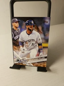 2017 Topps Jonathan Villar Camo Parallel # 9/25 Milwaukee Brewers - Picture 1 of 2