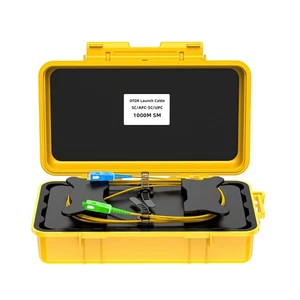 Fiber Optic OTDR Launch Cable Box Optical Fiber Test Extension Cable Dead7644 - Afbeelding 1 van 6