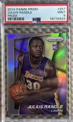 2014 Panini Prizm Julius Randle 银色 Prizm 新秀 #257 PSA 9(Timberwolves) — 第 1/3 张图片