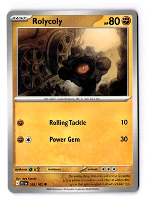 Rolycoly 093/162 SV05: Temporal Forces Regular - Image 1 of 3