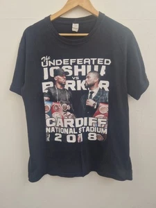 Rara T-Shirt 2018 Anthony Joshua Vs Joseph Parker Campione del Mondo Unificato Regno Unito M - Foto 1 di 16