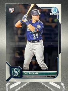 2022 Bowman Chrome Cal Raleigh RC A #51 Seattle Mariners - Picture 1 of 2