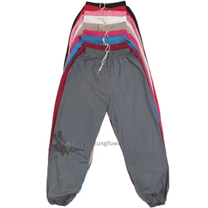 Summer Cotton Kung fu Pants Tai Chi Martial arts Wing Chun Training Trousers - Picture 1 of 22