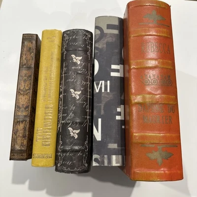 Hidden Book Safes Lot of 5 - Image 1 of 4