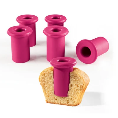 Dhdl CuCap Molde para Hornear de Silicona Muffin Cupcake Cocina, Ayuda 6er Set - Imagen 1 de 4