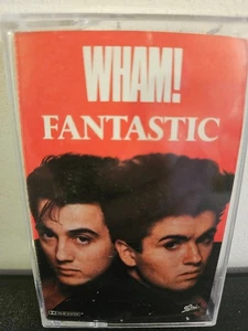 WHAM! Fantastic 1983 CASSETTE TAPE GEORGE MICHAEL SYNTH-POP ELECTRONIC EPIC - Picture 1 of 6