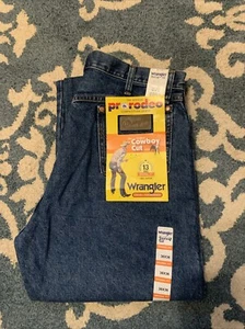 Wrangler Pro Rodeo Competition 13 MWZ Original Fit Jeans Cowboy Cut Men 36 X 36 - Picture 1 of 6