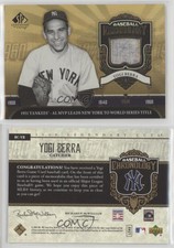 2006 SP Legendary Cuts Baseball Chronology Materials Yogi Berra #BC-YB HOF