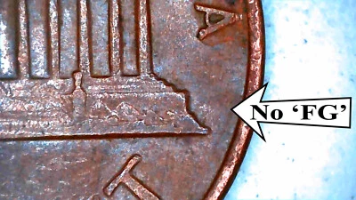 1969 D Lincoln Penny No FG & Floating Roof ERRORS - Image 1 of 4