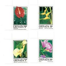 Grenada - 1993 - Flowers - Set Of 4 Stamps - MNH
