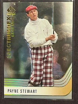 Payne Stewart 2021 Upper Deck SP  Authentic Golf Spectrum FX Bounty S-28 Legends - Image 1 of 2