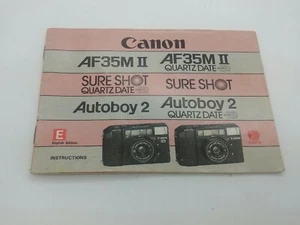 Original instruction manual for CANON AF35M II SURE SHOT camera   - Picture 1 of 2