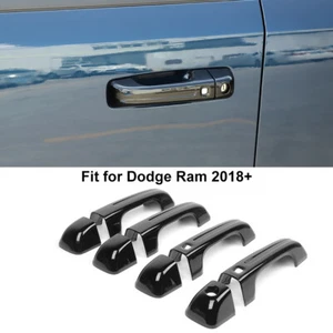 ⭕Door Handle Cover Shell Guard Decor Trim For 2019-24 Dodge Ram 1500 Accessories - Picture 1 of 10